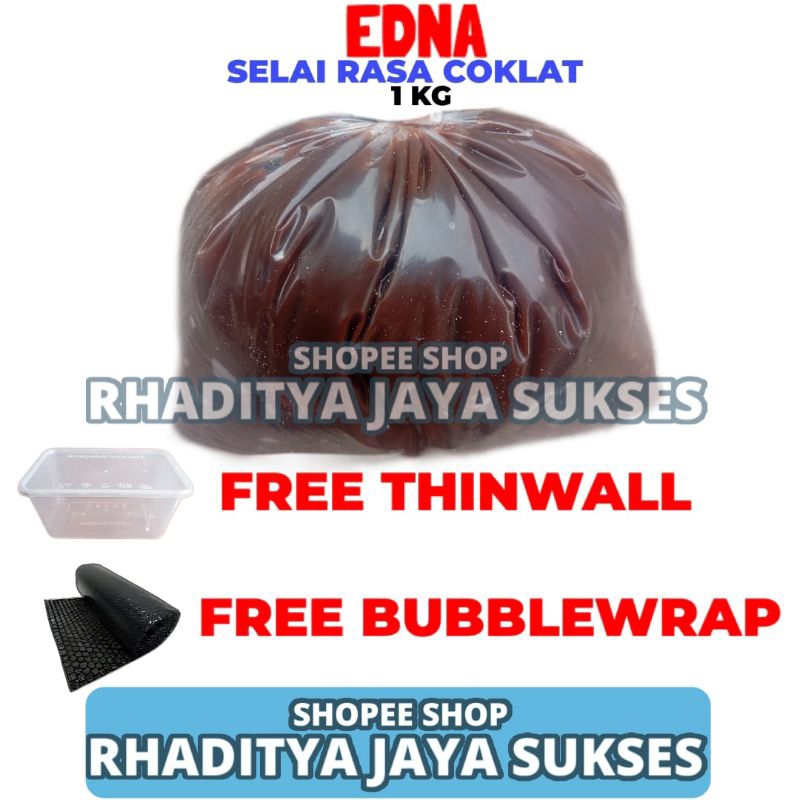 

Selai Filling Rasa Coklat 1kg Repack Premium Edna