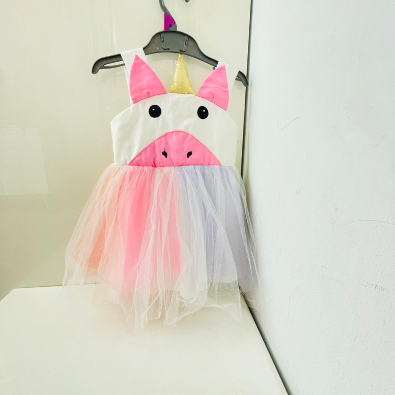 (Preloved) Unicorn White Dress