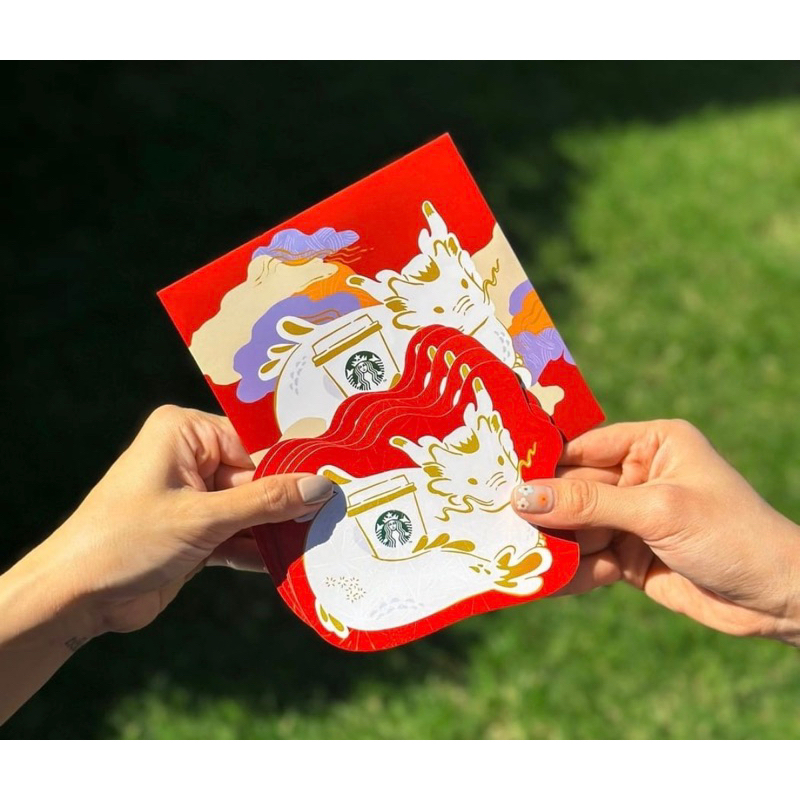

STARBUCKS VIETNAM DRAGON ANGPAO KERTAS AMPLOP ISI 5