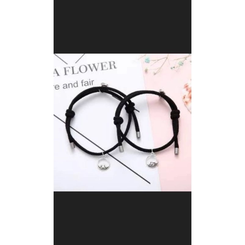 gelang couple pria dan wanita gelang karet