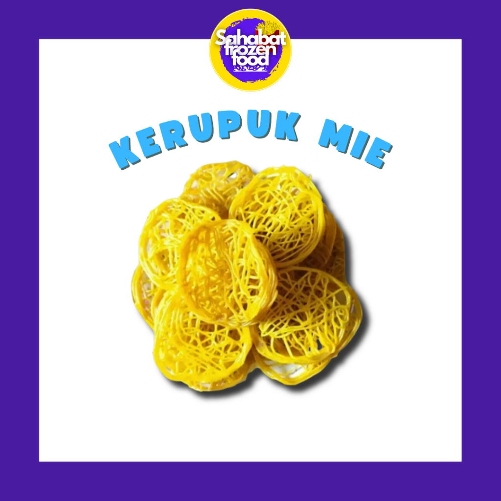 

Kerupuk Kuning Mie / Kerupuk Mie Mentah 1kg