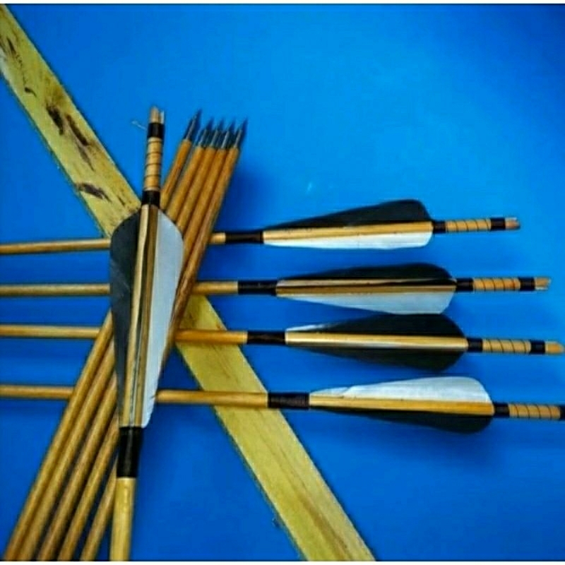 arrow jemparing grade A  6mm bambu petung busur panah jemparingan