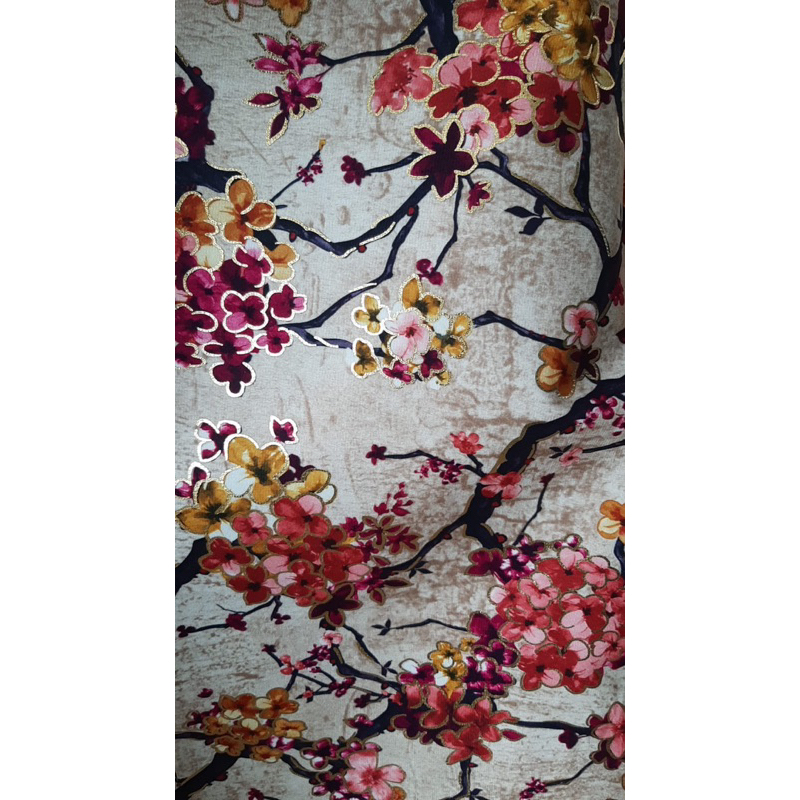 Kain Sofa/ Bantal sofa Blooming Flower/ motif Bunga / Kembang