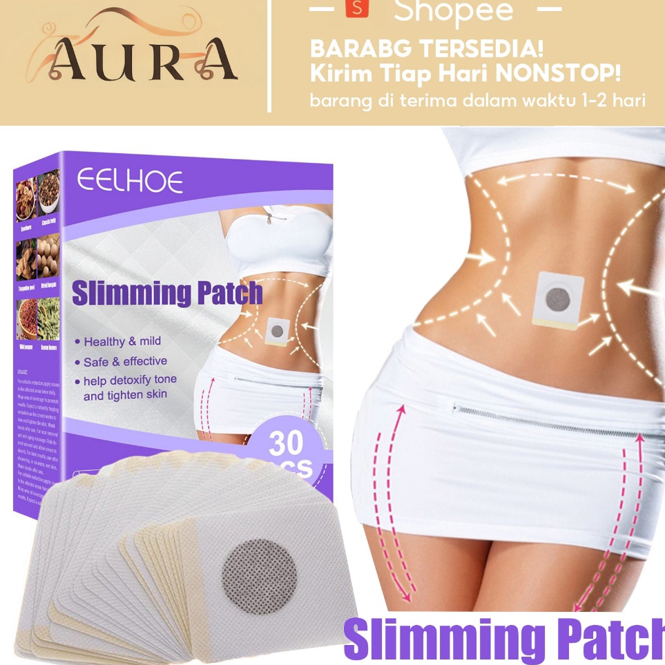 ART I77T EELHOE Koyo Pelangsing Perut Slimming Patch 3pcs Slimming Tape Slim Patch Koyo Pelangsing S