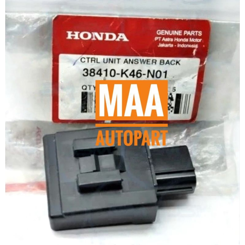 ECU Control Unit Answer Back Vario 110 FI 38410K46N01 Asli