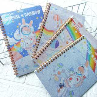 

Buku Tulis Catatan A5 Motif Aesthetic Glitter Notebook