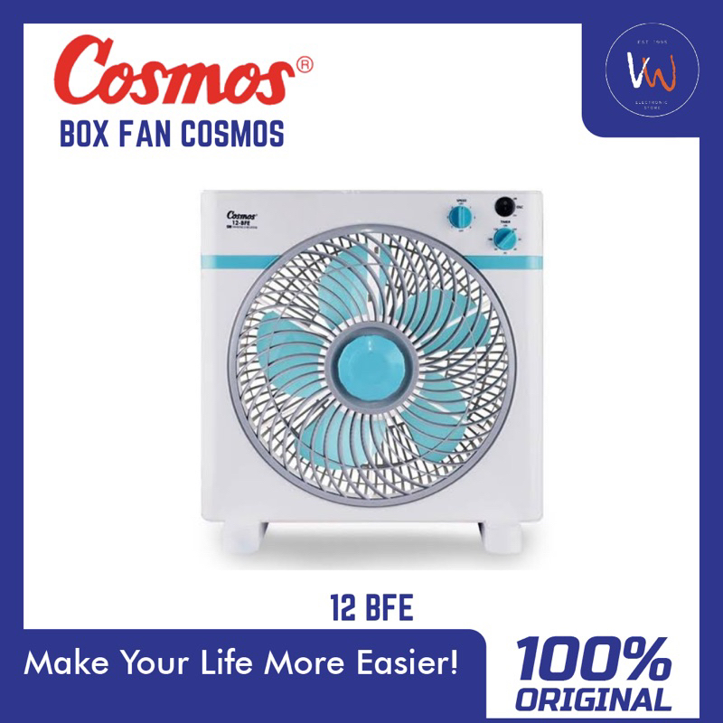 Box Fan Cosmos 12BFE / Kipas Angin / Desk Fan