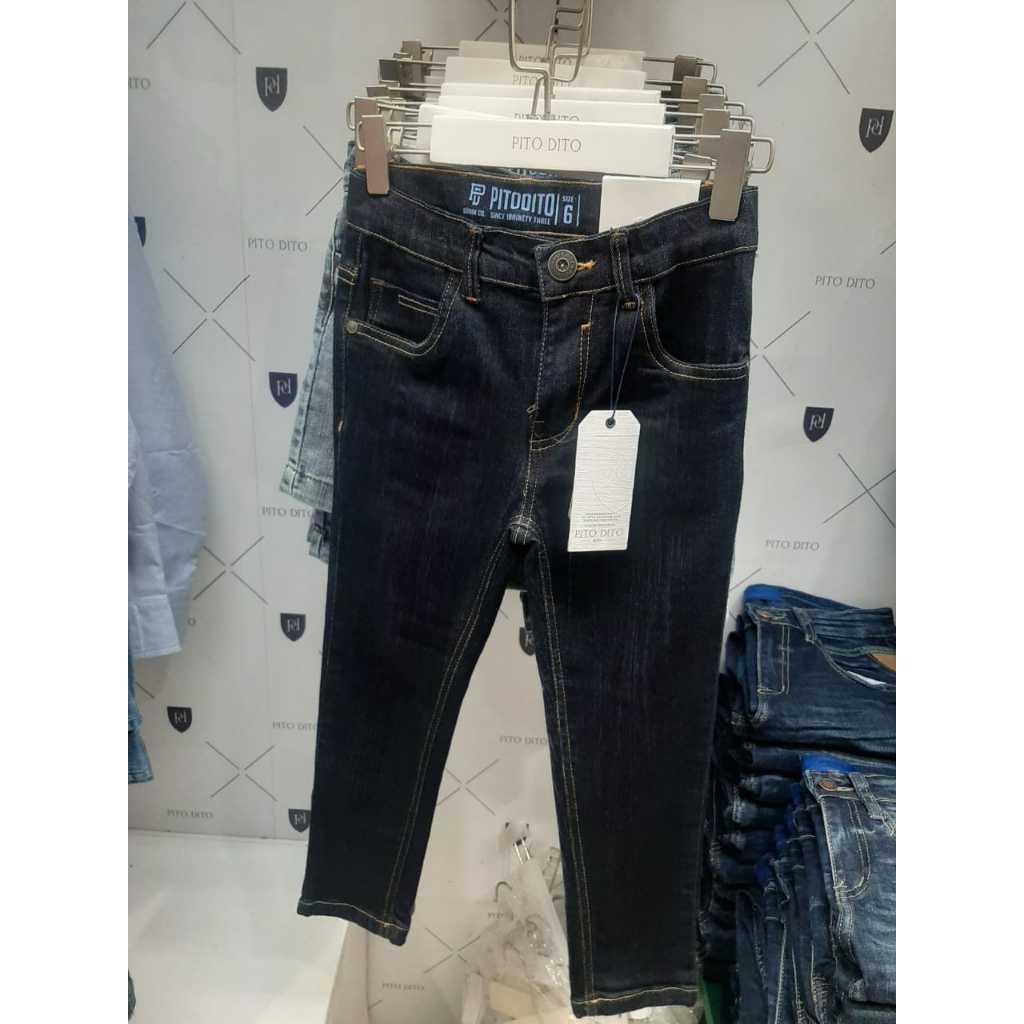 PITO DITO Kids Celana Jeans Anak Laki-Laki Original KGT228OHG