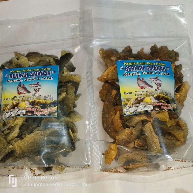 

Keripik Kulit Ikan Patin 100g