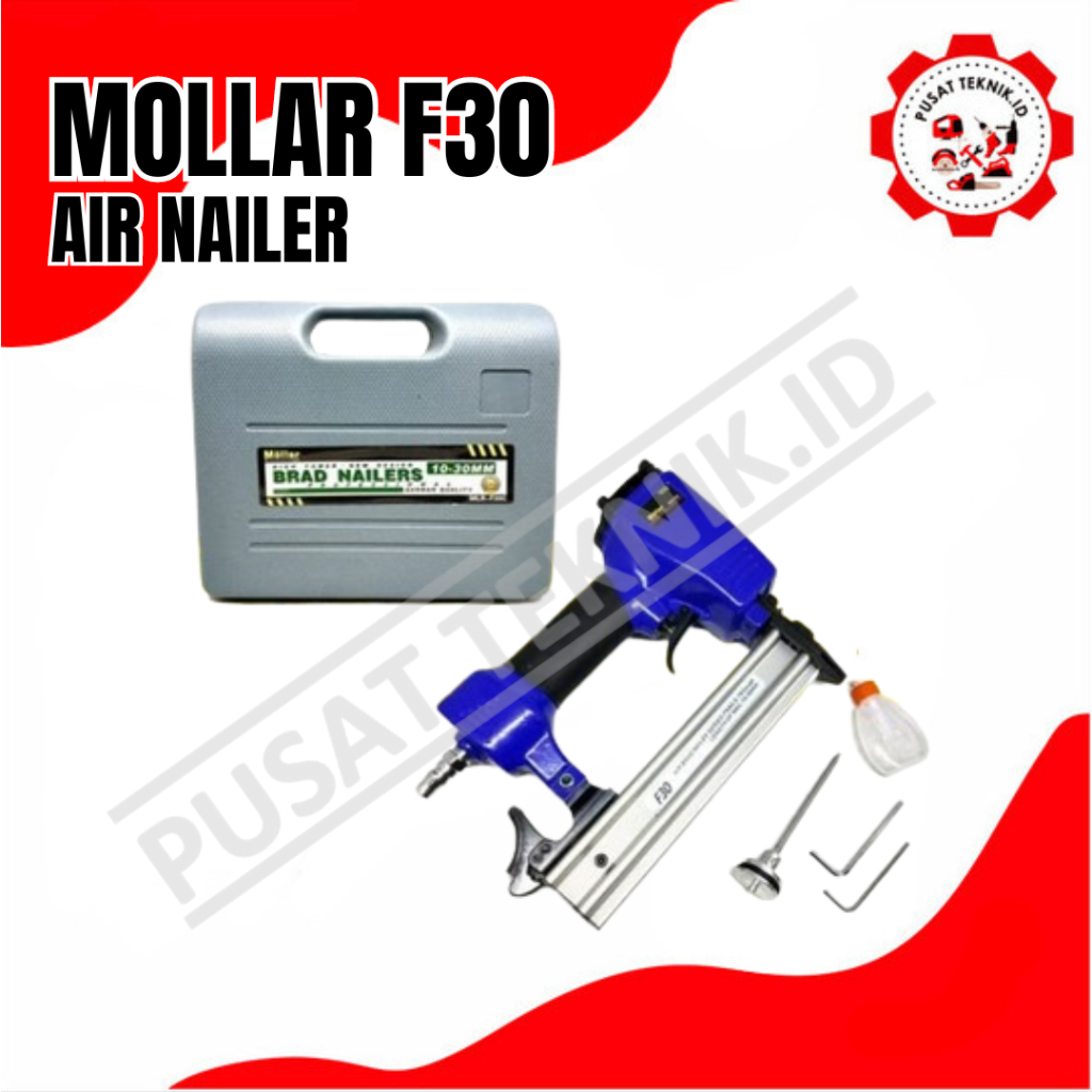 AIR STAPLER MOLLAR F30 MESIN PAKU TEMBAK MOLLAR F30