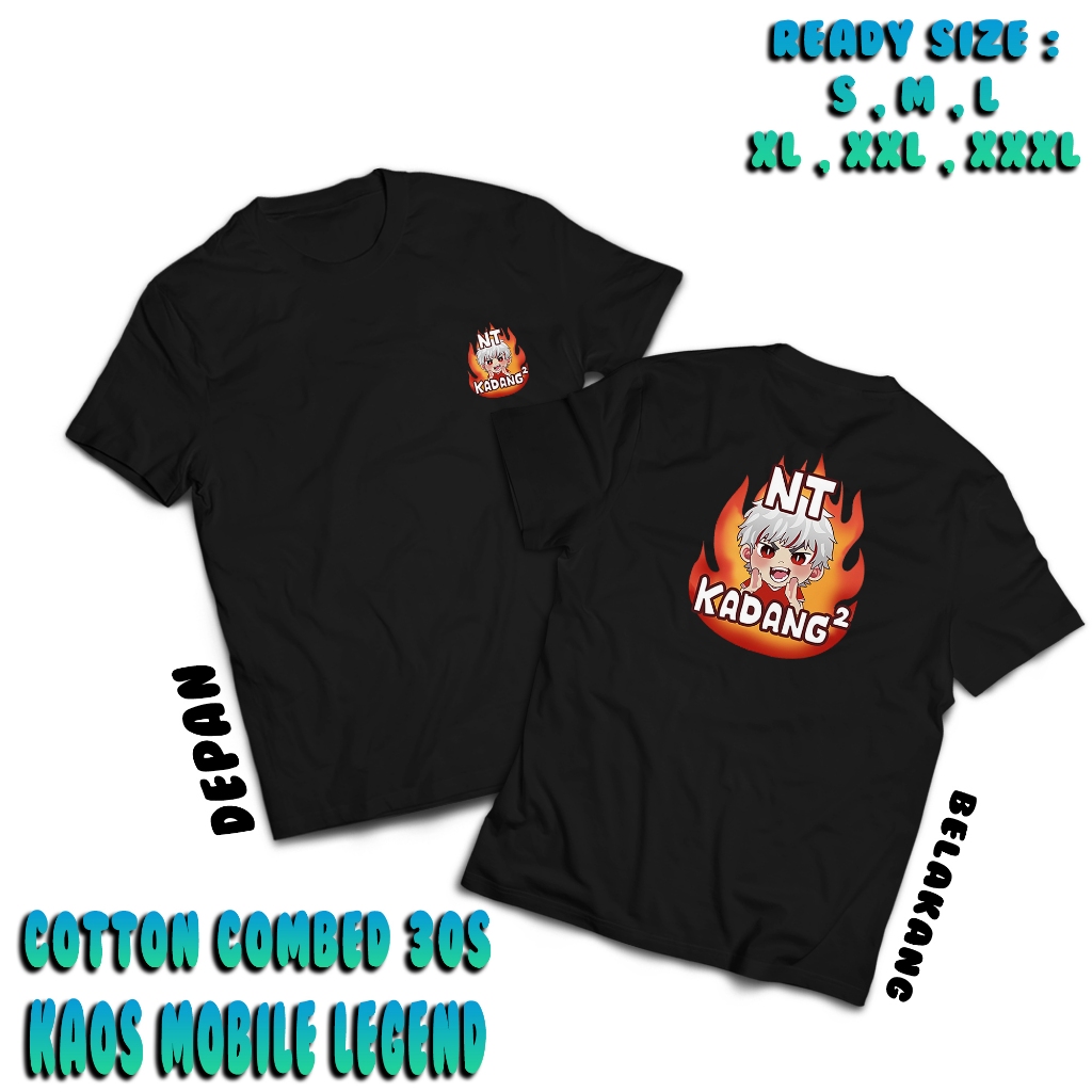Kaos ML  Emote  Mobile Legend NT KADANG KADANG  - Kaos ML - Baju Emote ML - Baju Streetwear Aestheti
