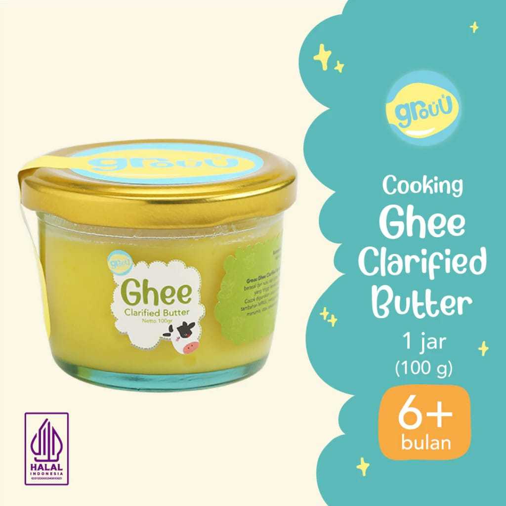 

GROUU GHEE CLARIFIED BUTTER/MINYAK BB BOSTER/MINYAK MPASI