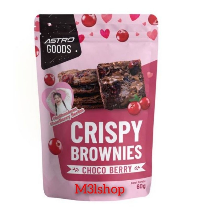 

crispy brownies choco berry