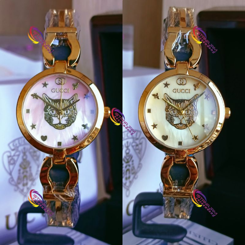 jam tangan wanita Gucci-Cat, jam wanita cat