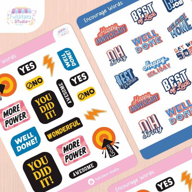 

[isi 16-17pcs] Stiker Encourage | Stiker Penyemangat | Stiker Kata-kata Positif | Stiker Deco Laptop Hp | Sticker Sheet | Sticker Encourage Words | Stiker Positif vibe