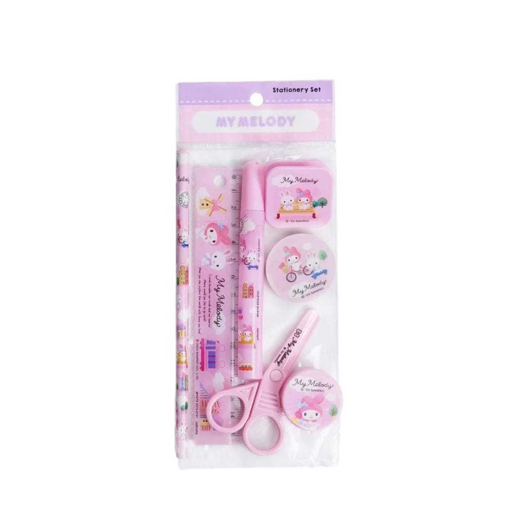 

Gramedia Jayapura - Adinata My Melody Stationery Set 7 pcs 2313-2731