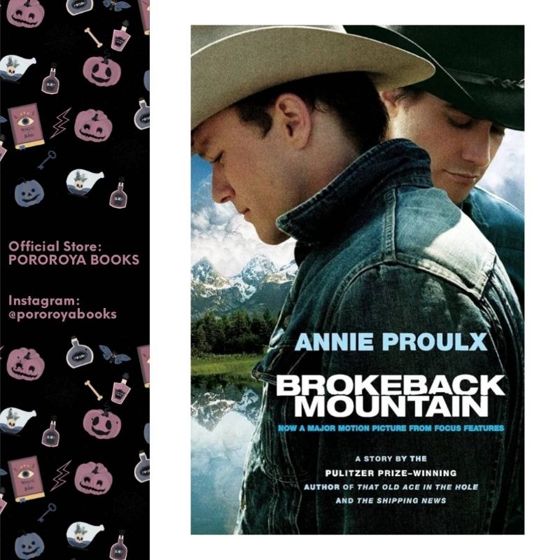 100% ORI Novella Annie Proulx BROKEBACK MOUNTAIN Film Heath Ledger Jack Gyllenhaal English Paperback