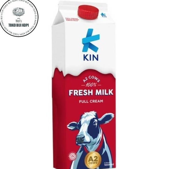 

SUSU KIN FRESH MILK PASTEURISED FULL CREAM 1 LITER 1 ML