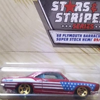 Hot Wheels '68 PLYMOUTH BARRACUDA SUPER STOCK HEMI
