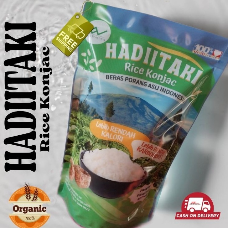 

XG34448 1 kg asli beras porang hadiitaki lebih rendah gula dan karbo