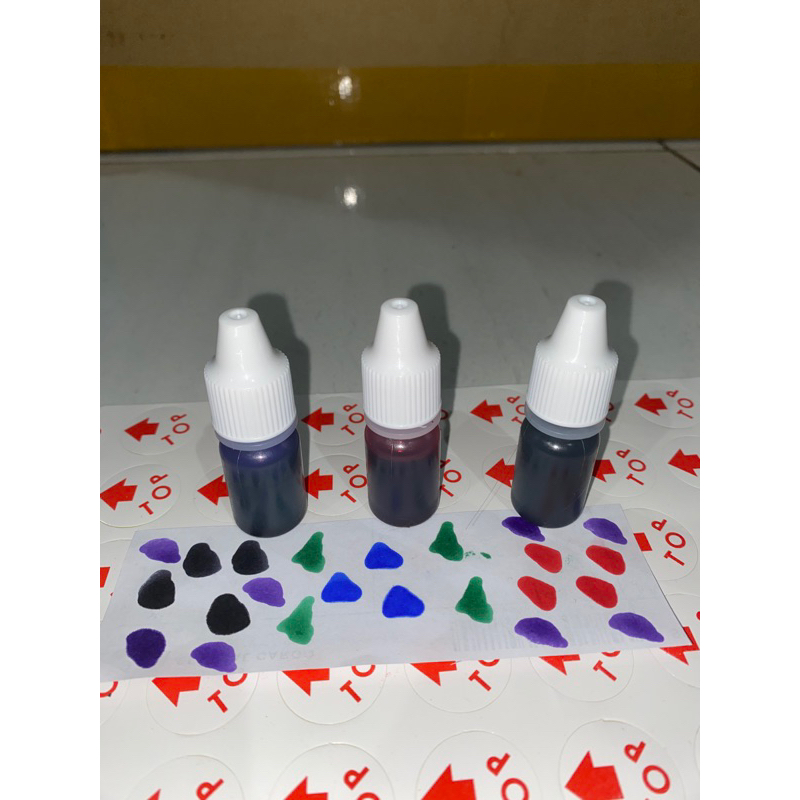 

tinta stempel flash warna 5 macam