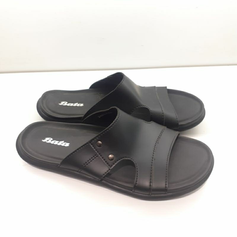 BATA SANDAL SELOP PRIA KULIT - ASLI BATA