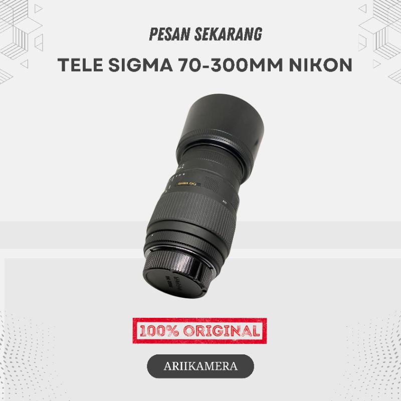 LENSA TELE SIGMA 70-300 FOR CAMERA NIKON