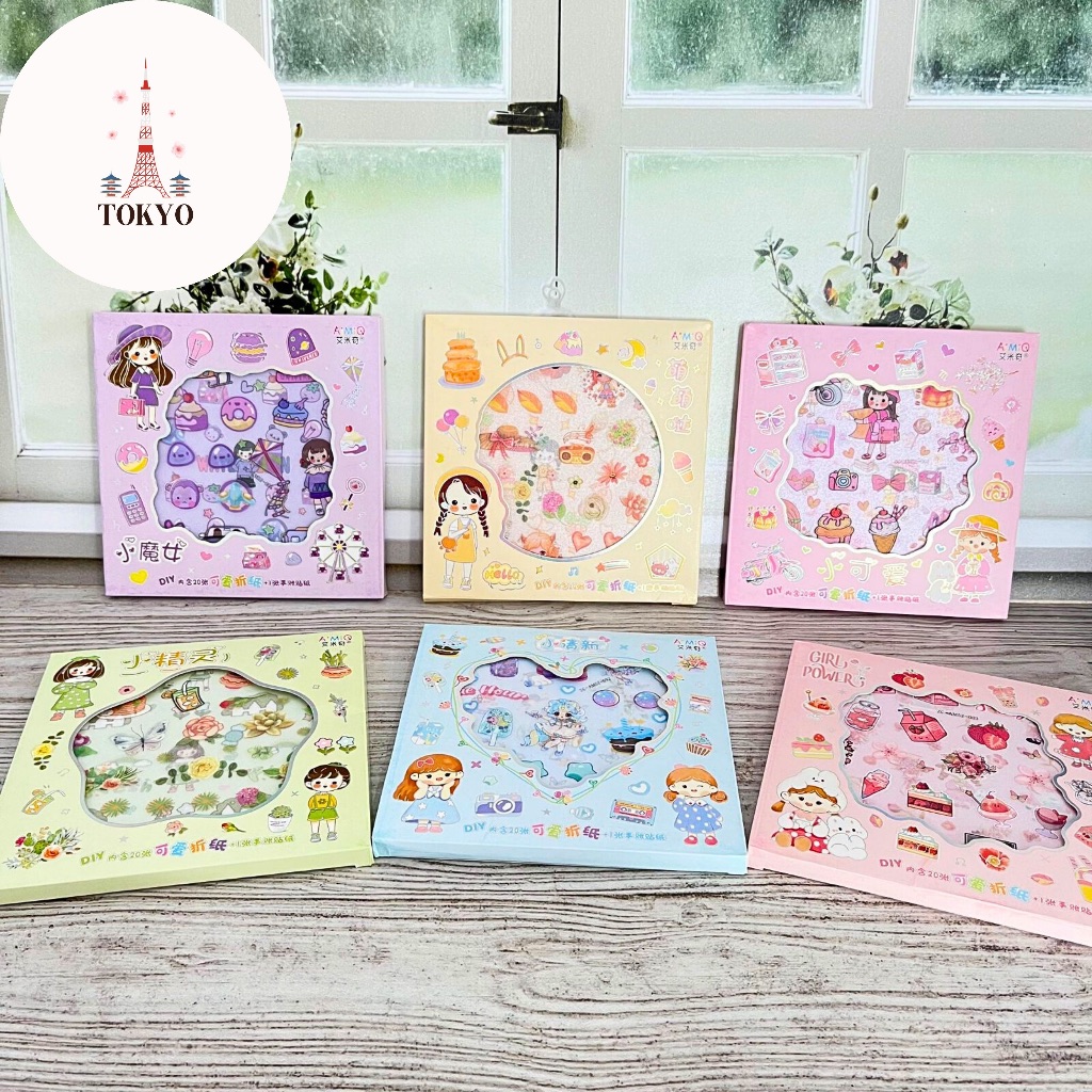 

Kertas Origami Bermotif ZC-AM52 Kertas Lipat Stationary