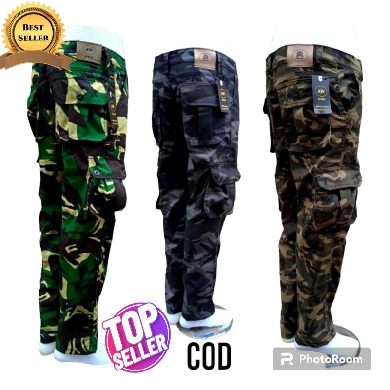 celana loreng cargo panjang celana panjang loreng