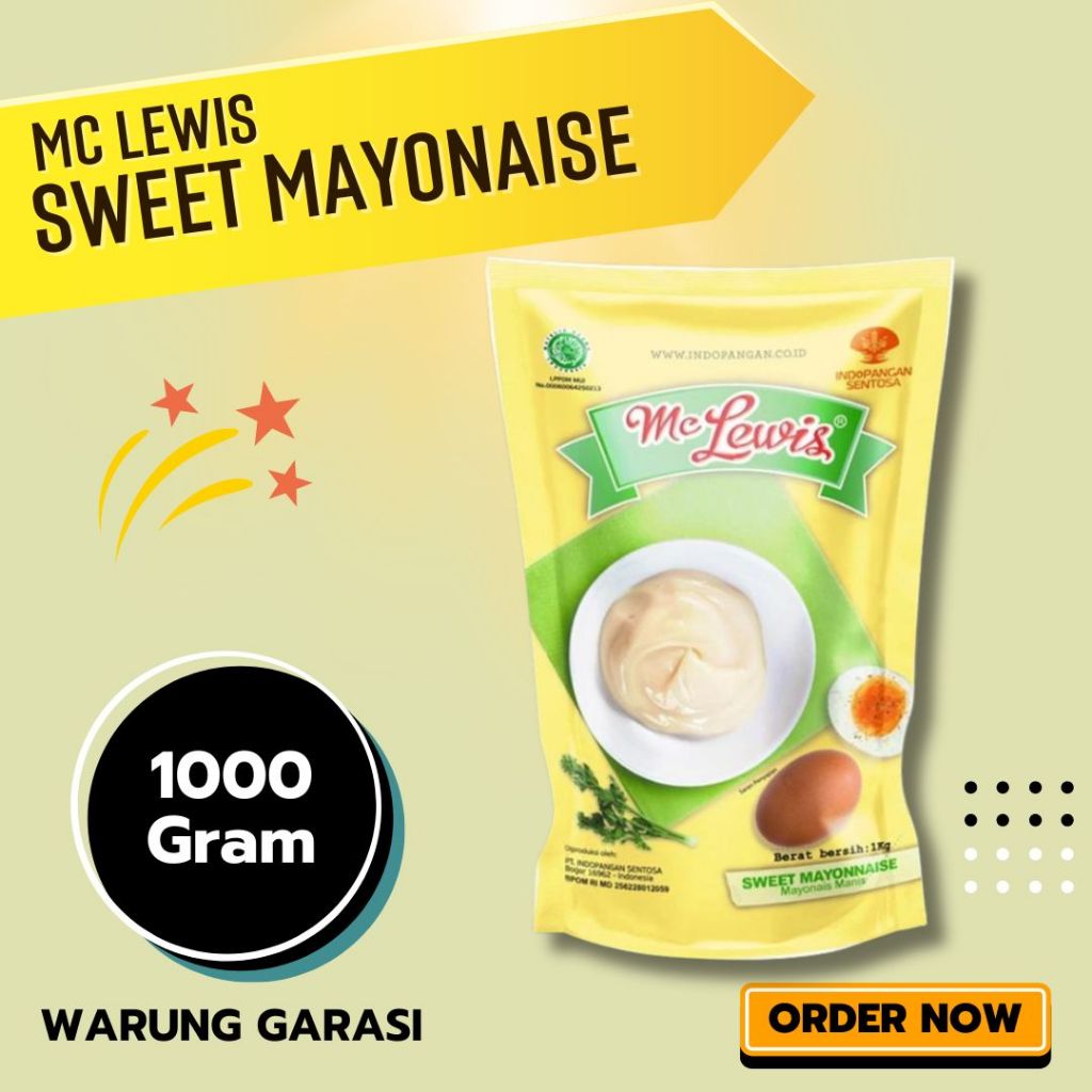 

MC Lewis Sweet Mayonaise 1 Kg