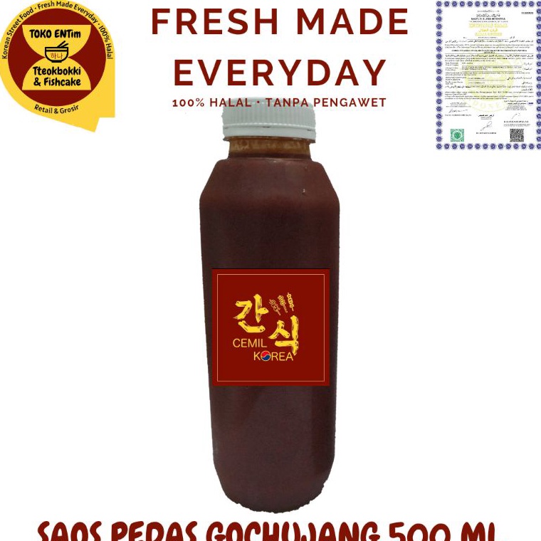 

BEST SELLER Saos Saus Gochujan Khas TteobokkiTokpokkiTokpoki 5ml