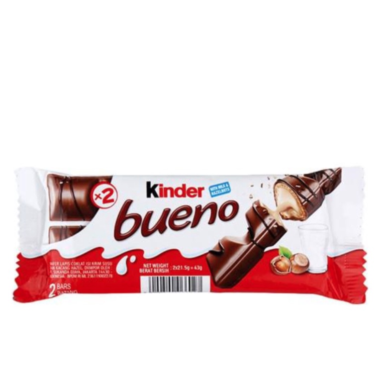 

READY STOK Kinder Bueno Wafer Cokelat 5 x 43 gr