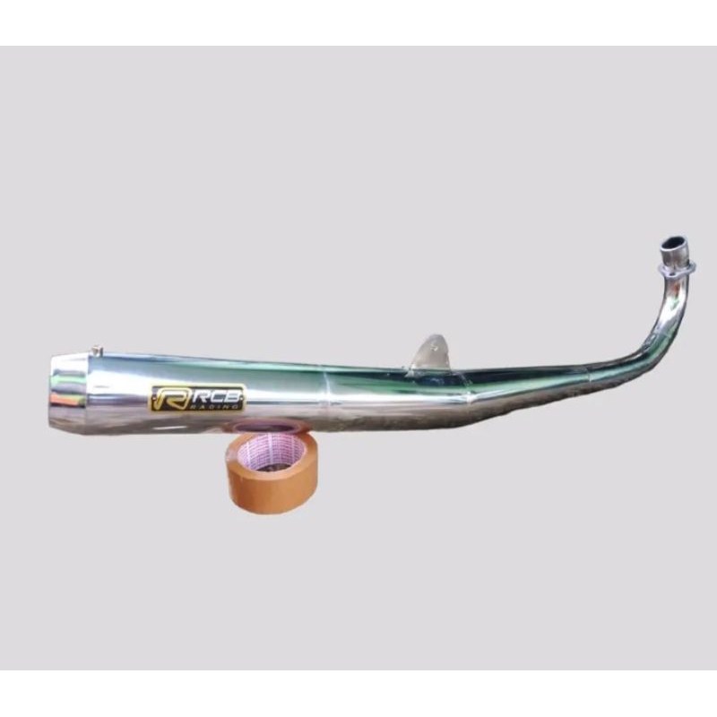 Knalpot Standar Racing Chrom RX KING RCB