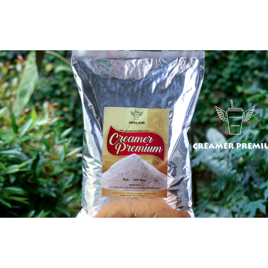 

Dijamin Ori Creamer PREMIUM bubuk Javaland Kopi Teh susu 1kg