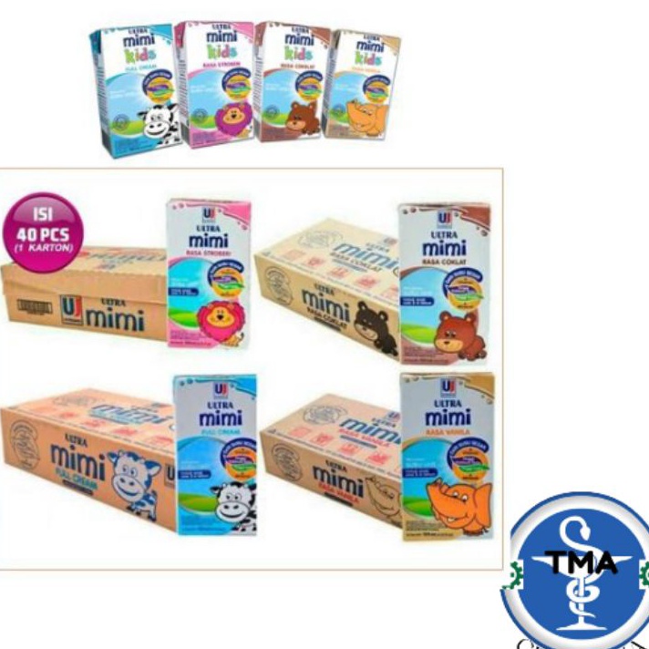 

Susu Ultra Mimi Vanila Coklat Full Cream Strawberry per 1 Karton isi 4pcs