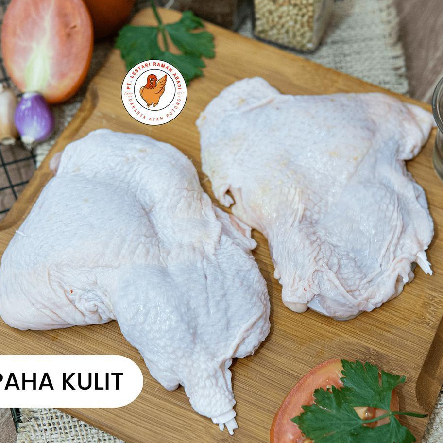 

GROSIR Boneless Paha Kulit Ayam Premium 1Kg Daging Paha Ayam Kulit Tanpa Tulang 1kg