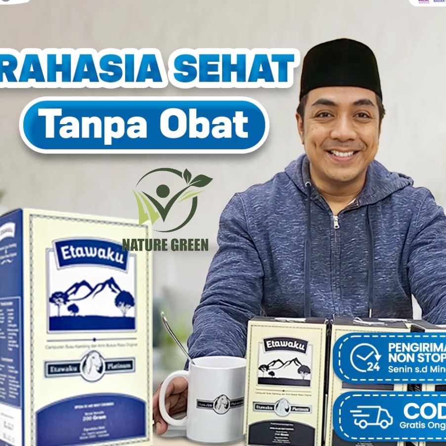 

READY STOK Etawaku Platinum Susu Kambing Segar Etawa Provit Bubuk Krimer Nabati Atasi Masalah Pernafasan Isi 2 Gram