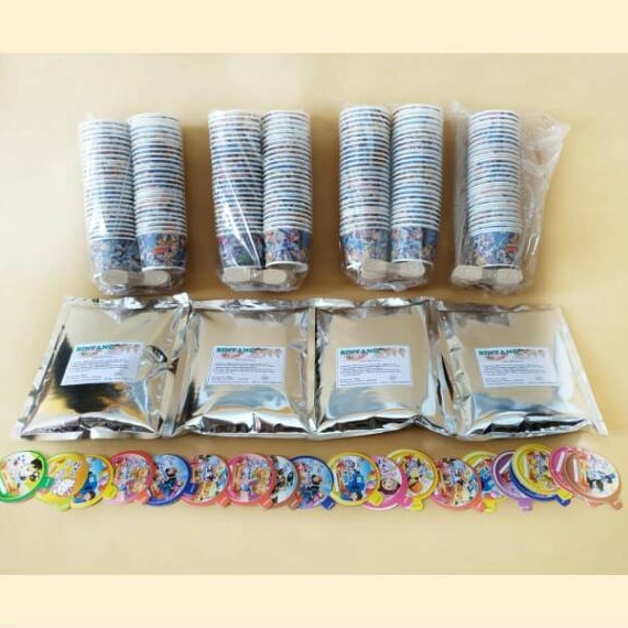 

KODE 77 paket bubuk Es Krim komplit 4 RASA