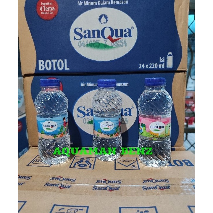 DISKON SanQua air mineral botol mini 22ml