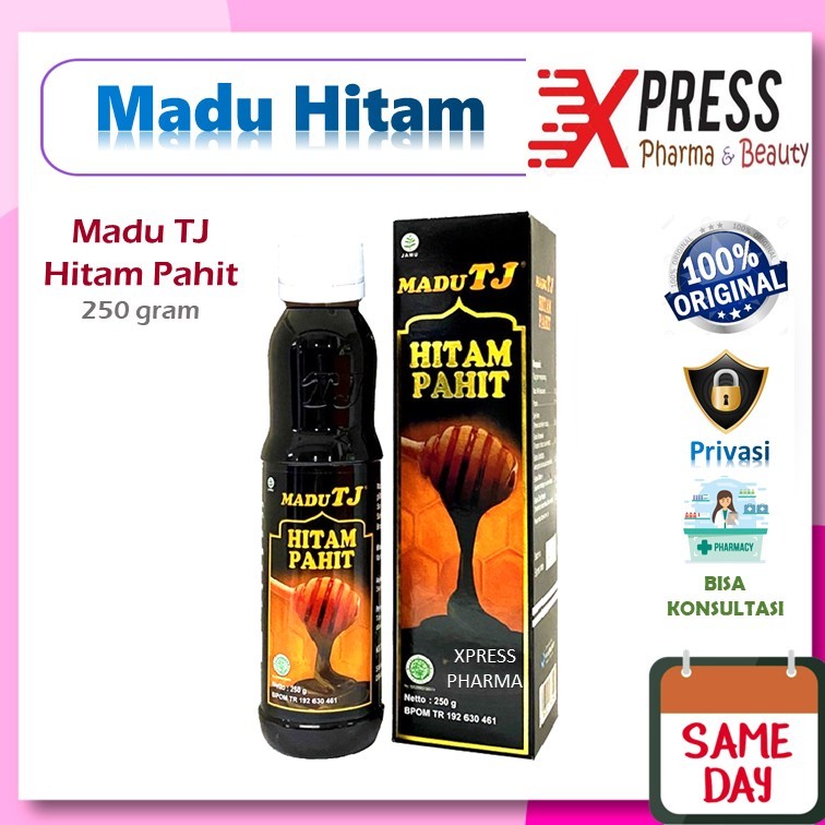 

⚡XPRESS⚡ Madu TJ HITAM PAHIT 250 gram Botol Item