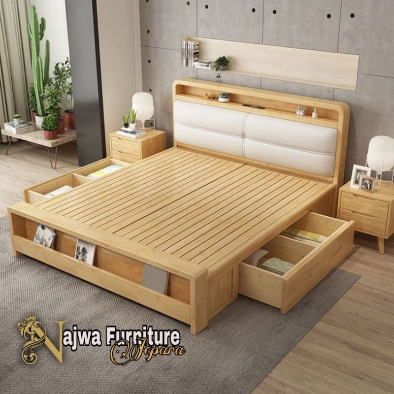 TEMPAT TIDUR MODERN DIVAN MINIMALIS MODERN DIVAN LACI