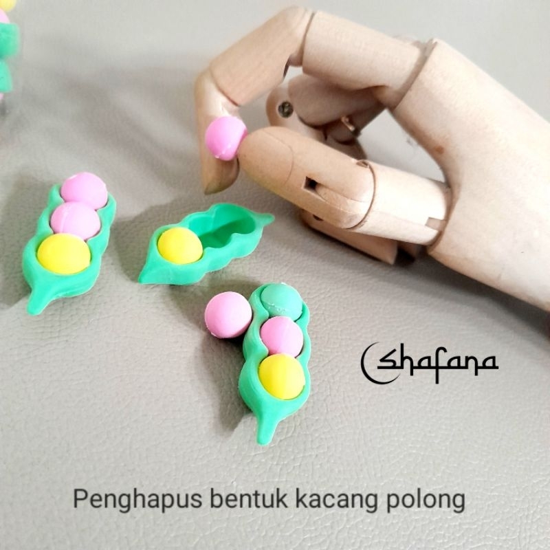 

[ Shafana ] Penghapus lucu kacang polong mainan anak