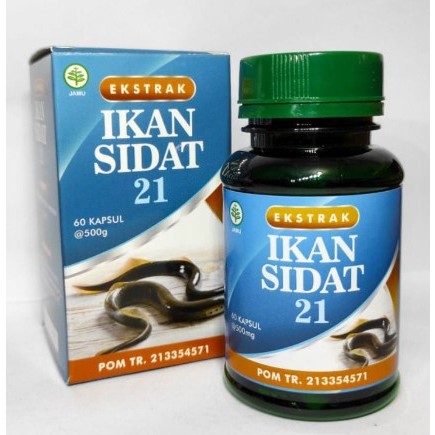 Kapsul Ikan Sidat Herbal 21 - Kapsul Ekstrak IKAN SIDAT 21 BPOM Ikan Sidat Kaya Omega 3 DHA Herbal 2