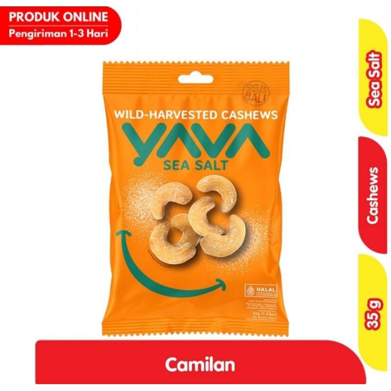 

YAVA Cashew Seasalt 35 g