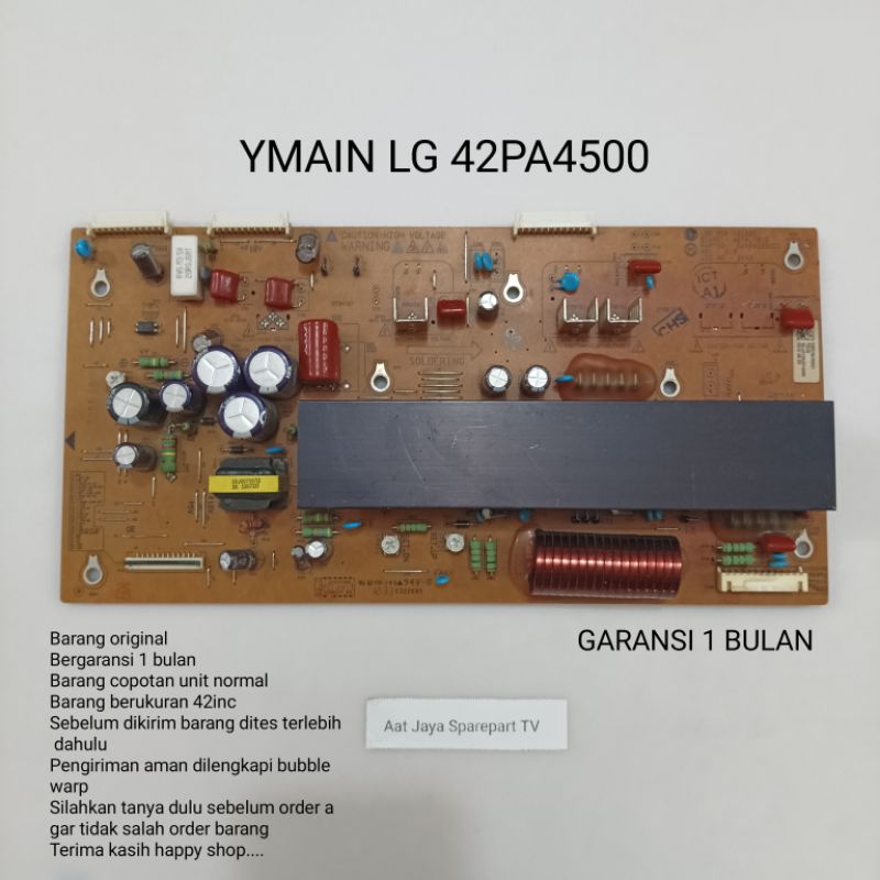 Y MAIN LG PLASMA 42PA4500 Y MAIN - Y SUS MESIN TV Y LG PLASMA