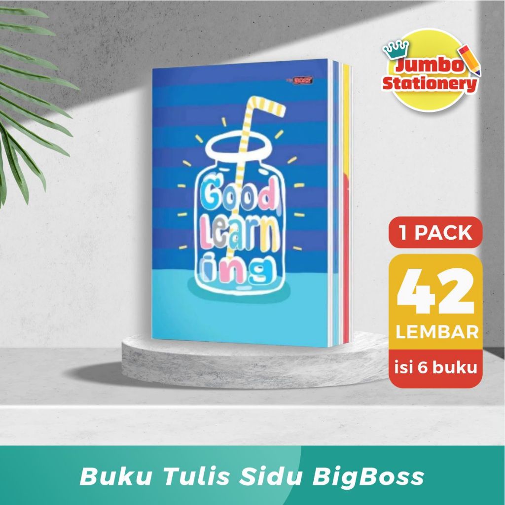 

1 PAK Buku Tulis Big Boss BigBoss 42 Lembar Ukuran B5 Boxy Buku Campus