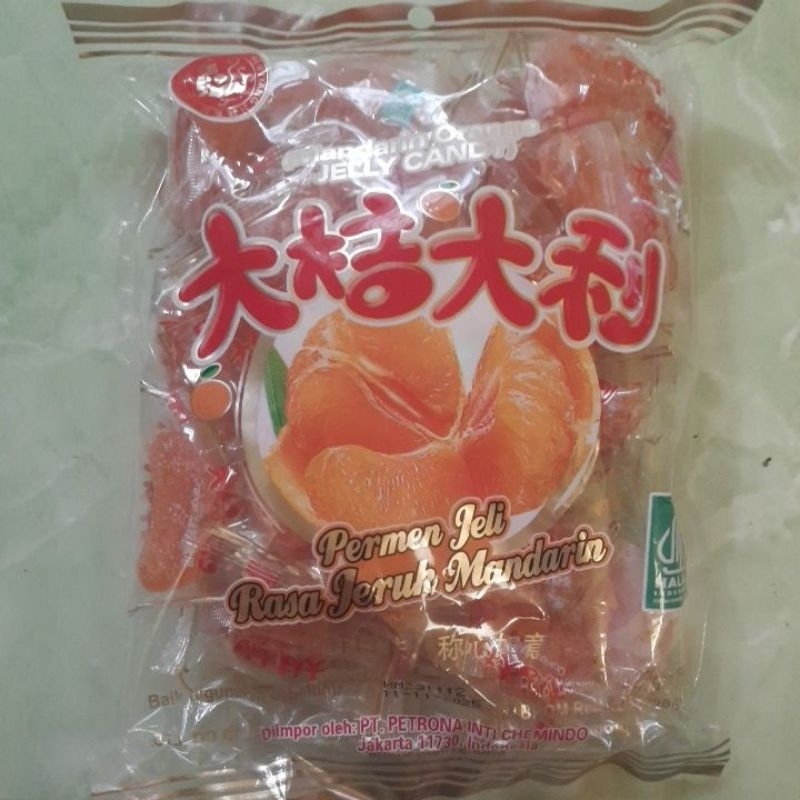 

Permen Jeli Jeruk Mandarin (Halal)