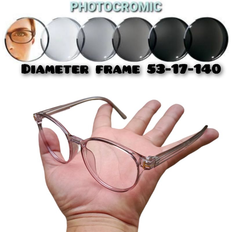 Kacamata wanita frame kacamata ungu gratis lensa