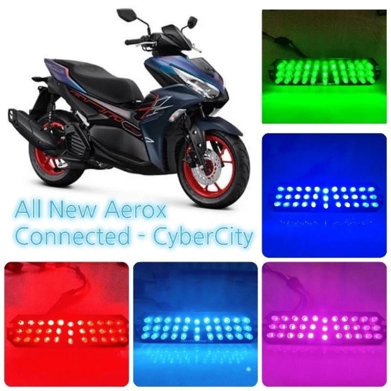 STOPLAMP RUNNING NEW Aerox Cybercity-Connected 8mode Running otomatis