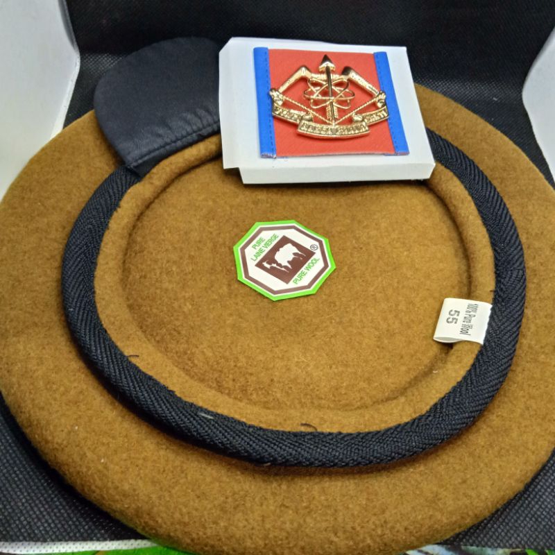 paket baret arhanud dan emblem tni ad